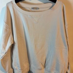 Brand New Zenana Outfitters Beige Sweatshirt